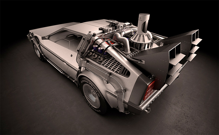 00a 3d delorean 3D Modeling by Djordje Jovanovic