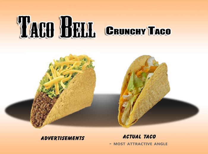 01 Taco Bell Taco 1 Fast Food Advertising vs. Reality Full Series