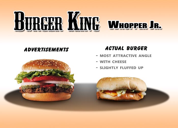 10 Burger King Whopper Jr 1 Fast Food Advertising vs. Reality Full Series