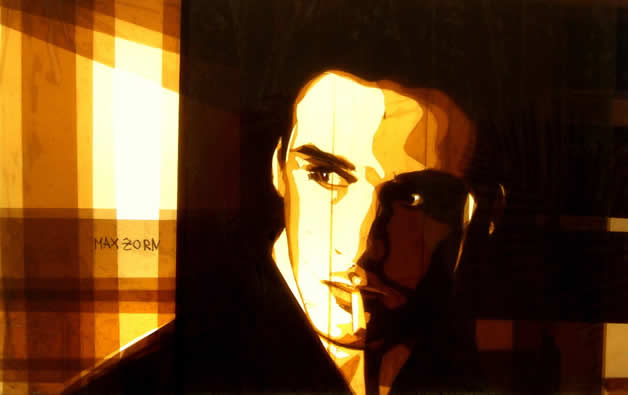 10 tape art Max Zorn amazing portrait by Max Zorn – Tape Art 