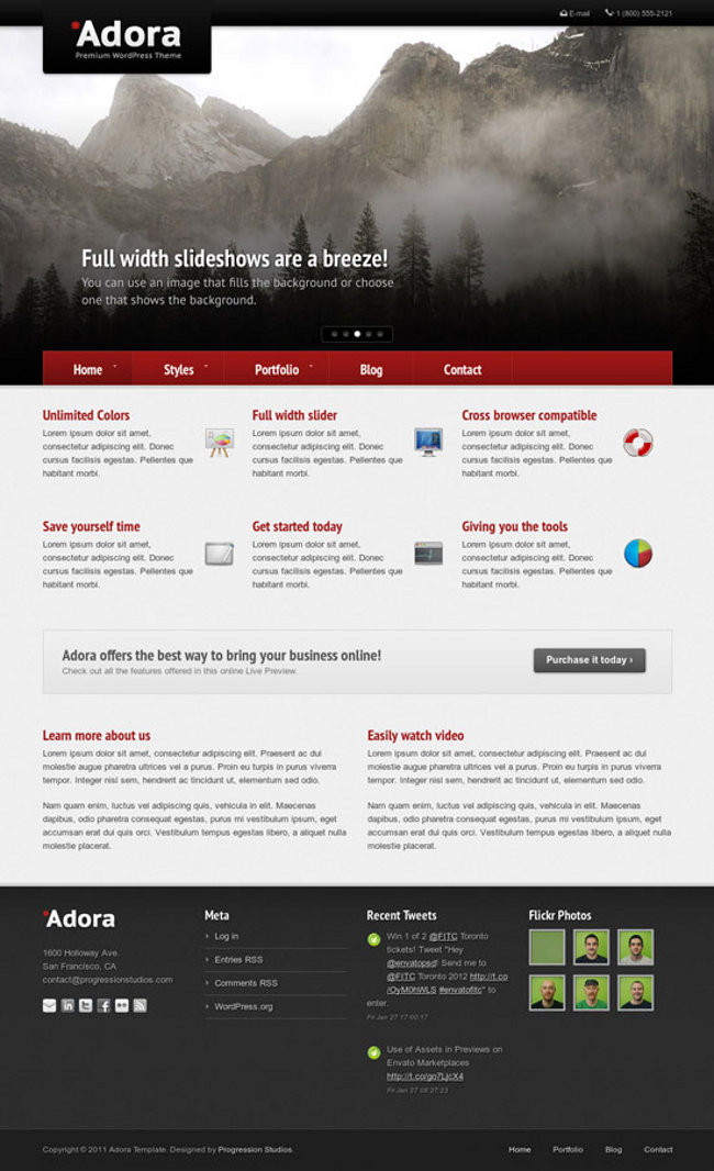 Adora Premium Business pic on Design You Trust Adora Premium Business Awesome Full Width Slider Templates for Corporate & Creative