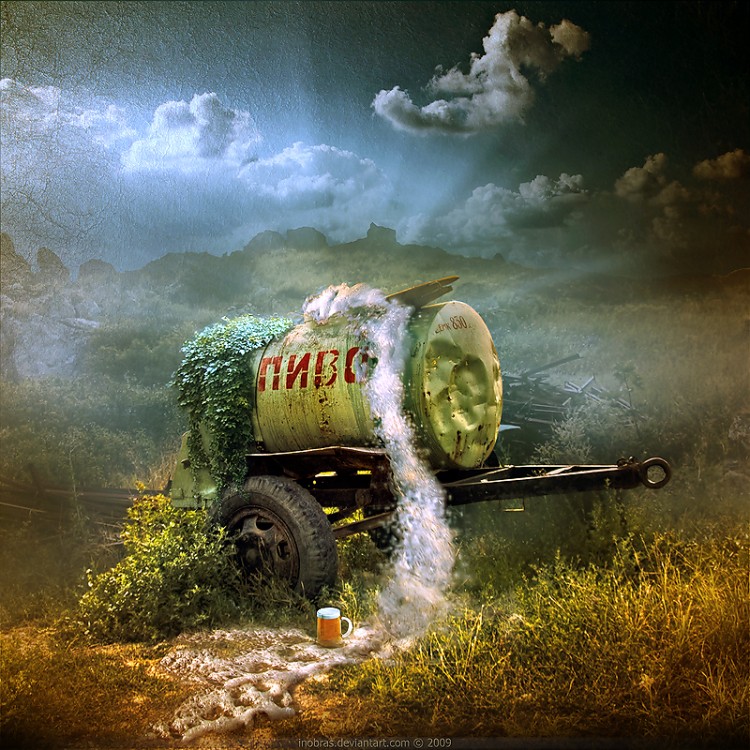 Autodrinker by inObrAS 750x750 Visionary Photomanipulations By Andrey Obryvalin 