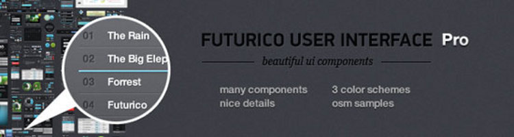 Futurico UI PRO pic on Design You Trust Futurico UI PRO Win 5 Futurico UI Pro Packs from DesignModo More than 200 Web Design Elements