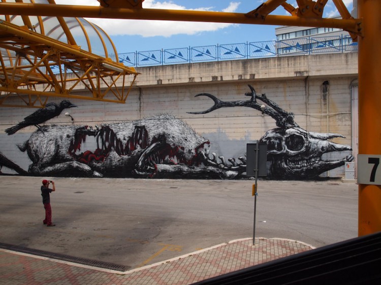 ROA Artwork Around The World ROA 2011 Campobasso Draw the Line P7231887 1000 750x562 ROA Artwork Around The World