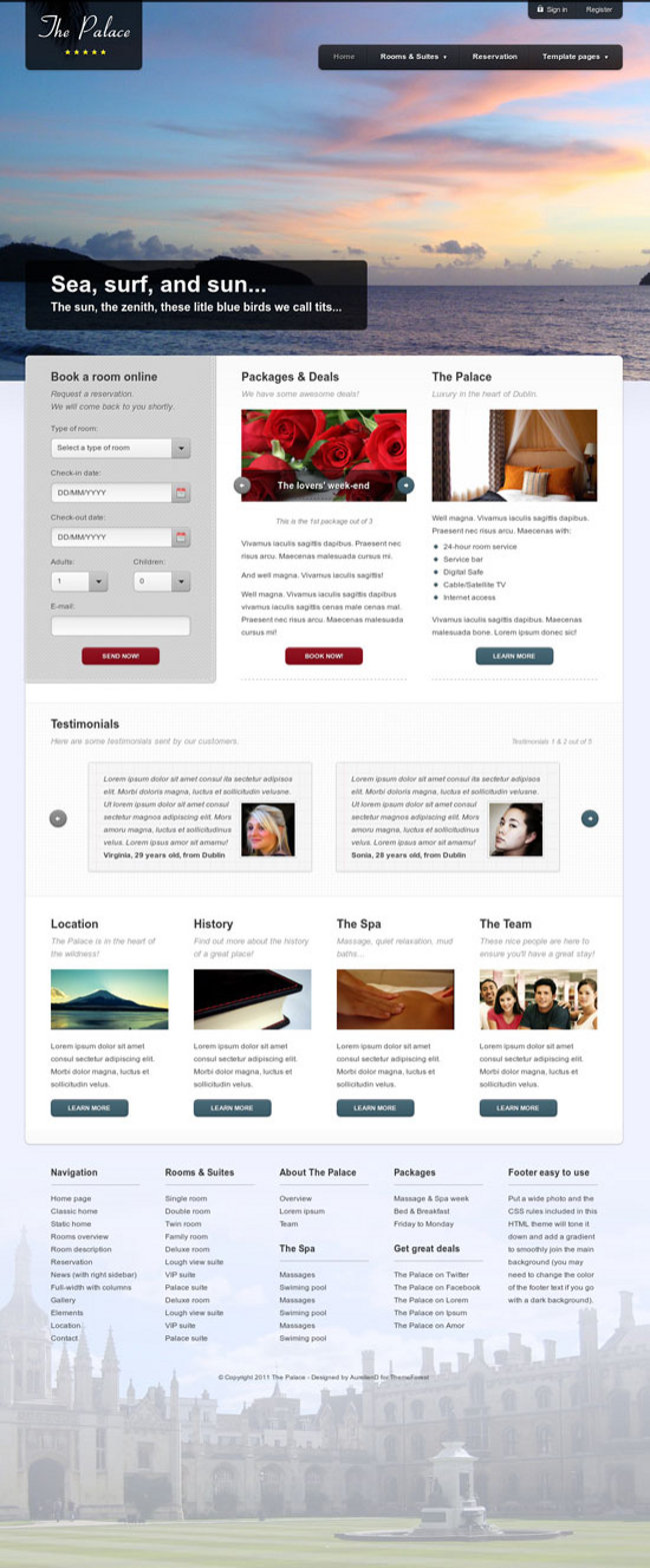 The Palace Hotel and Busin pic on Design You Trust The Palace Hotel and Busin Awesome Full Width Slider Templates for Corporate & Creative