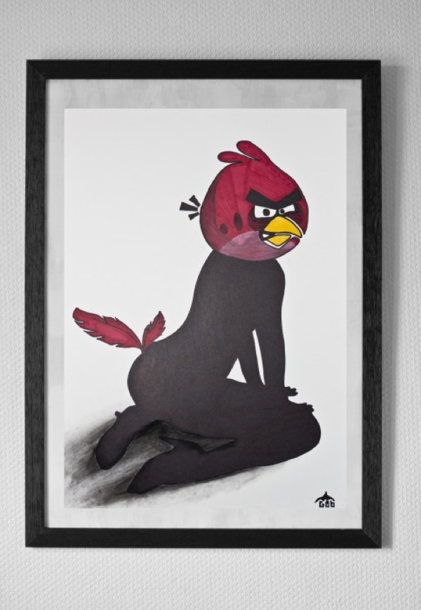 angry bird heads red bird gob Angry B*****