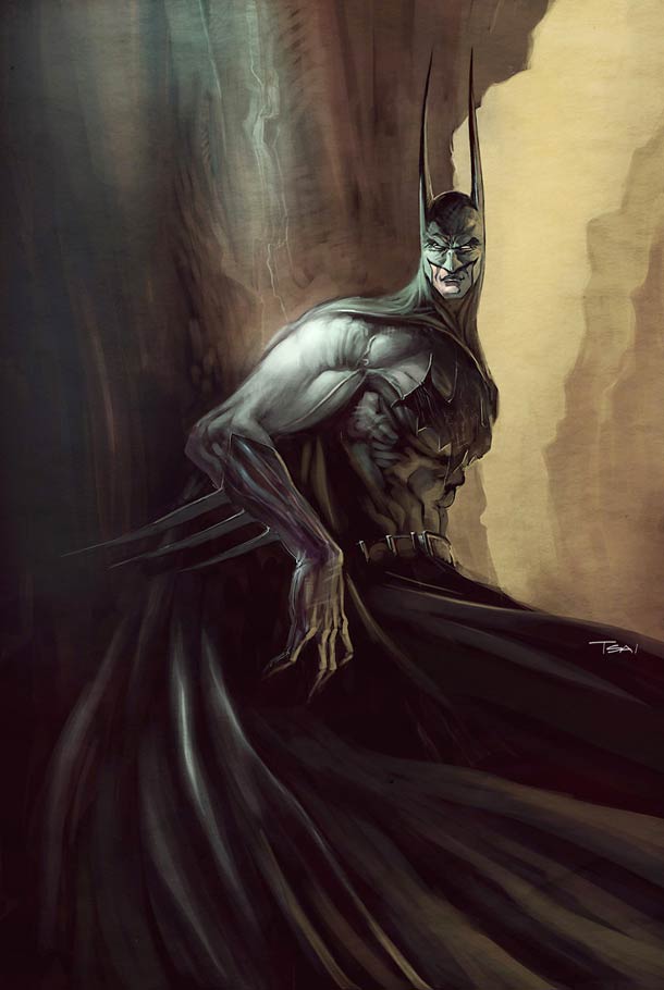 Batgirl VS. Batman – 25 awesome illustrations batman vs batgirl fan art 19 Batgirl VS. Batman – 25 awesome illustrations
