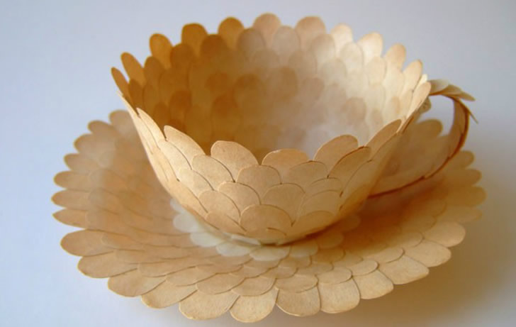 Delicate Paper Teacups c levy 05 Delicate Paper Teacups