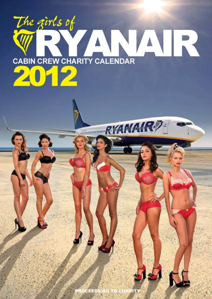 feeldesain ryanair calend Ryanair Hostess Calendar 2012