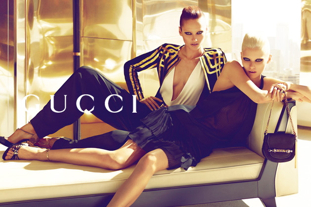 gucci3 Abbey Lee Kershaw & Karmen Pedaru for Gucci Spring 2012 Campaign by Mert & Marcus