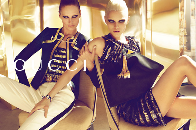 gucci4 Abbey Lee Kershaw & Karmen Pedaru for Gucci Spring 2012 Campaign by Mert & Marcus