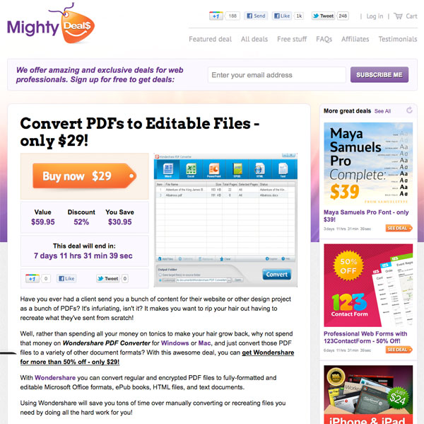 md17 Convert PDFs to Editable Files   only $29!