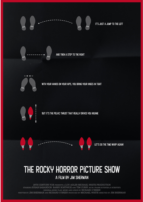 rockyhorror1 Amazing & Clever Examples of Alternative Movie Poster Design