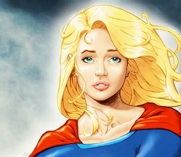 ufunk supergirl fanart 11 19 beautiful illustrations of Supergirl