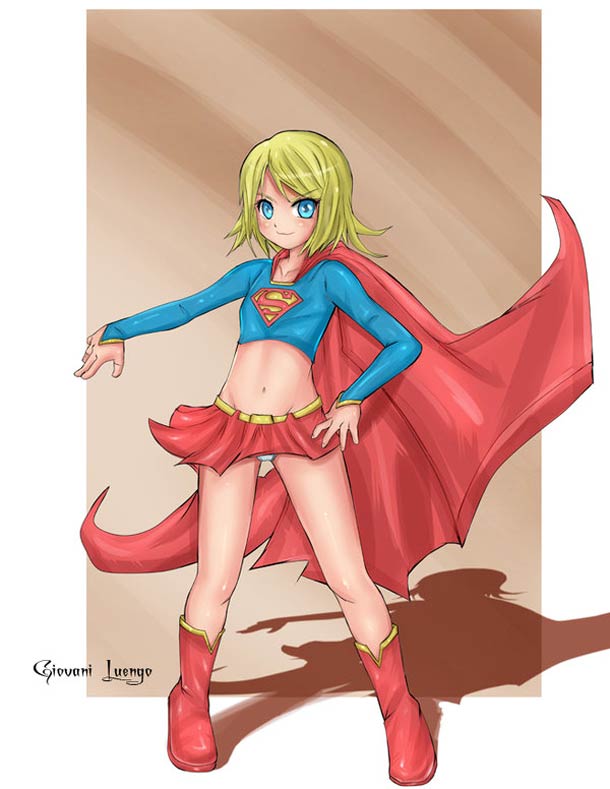 ufunk supergirl fanart 19 19 beautiful illustrations of Supergirl