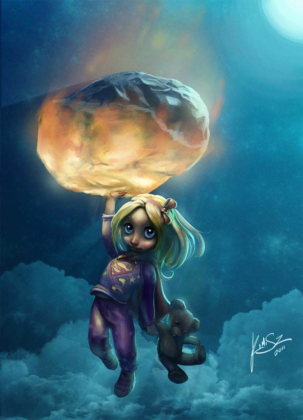 ufunk supergirl fanart 5 19 beautiful illustrations of Supergirl