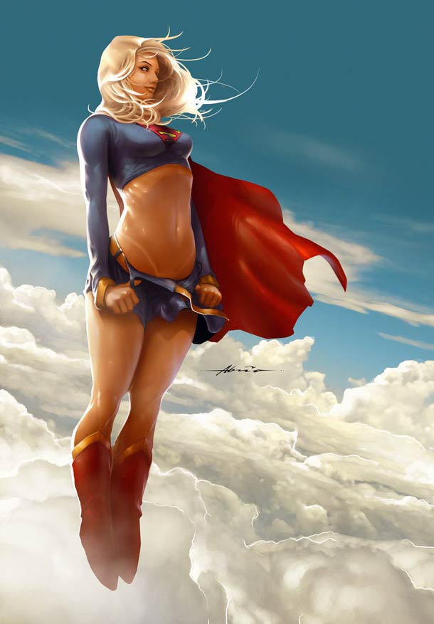 ufunk supergirl fanart 6 19 beautiful illustrations of Supergirl