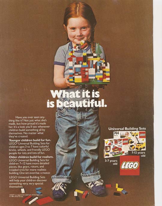 1.vintage lego ads Building Creativity Brick by Brick: 22 Vintage LEGO Ads