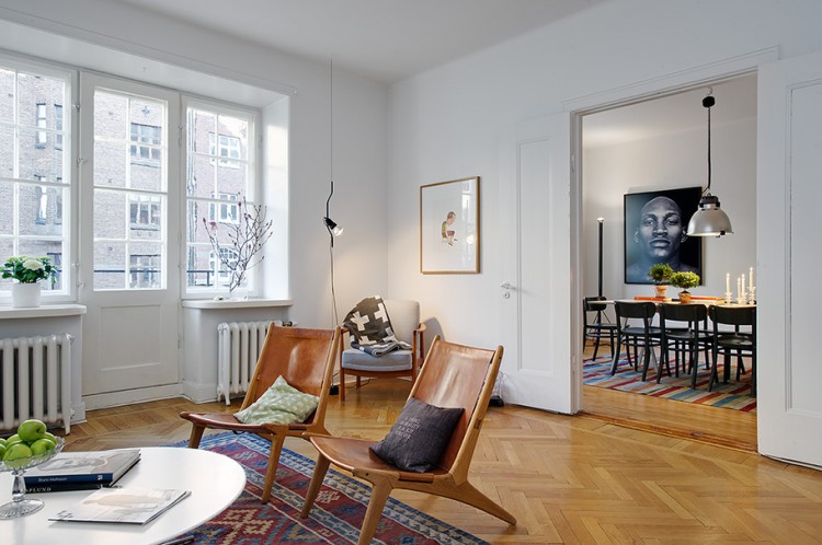 Cozy Four Room Scandinavian Apartment 1288 750x498 Cozy Four Room Scandinavian Apartment