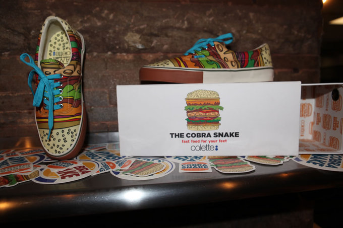 Stylons Colette Vans Cobrasnake Cheeseburger Sneaker