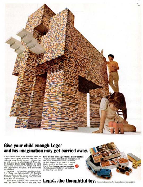 6.vintage lego ads Building Creativity Brick by Brick: 22 Vintage LEGO Ads