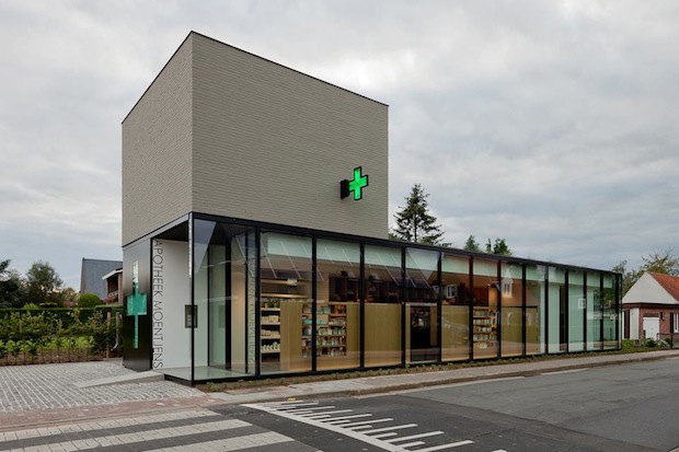 Apotheek Pharmacy in Belgium by CAAN Architects Apotheek Pharmacy in Belgium by CAAN Architects