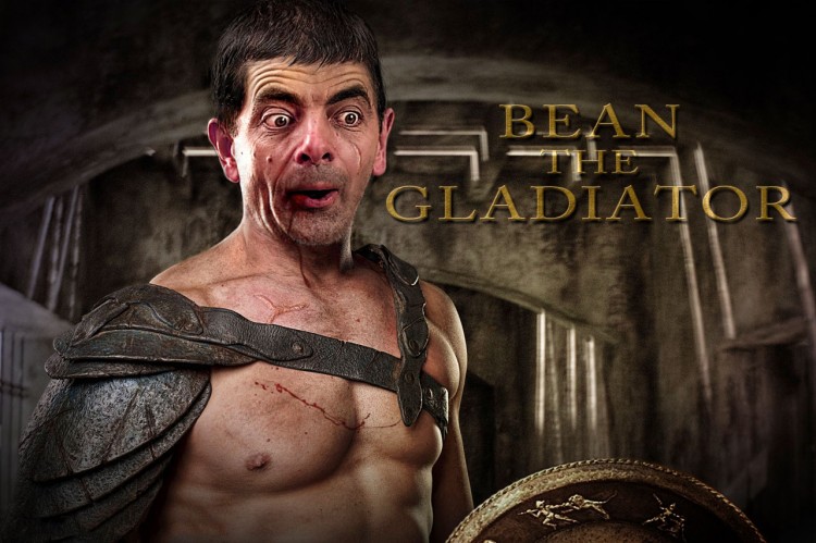 Bean The Gladiator 750x499 pic on Design You Trust Bean The Gladiator 750x499 Caricatured Manipulations