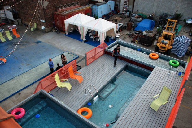 Dumpster Swimming Pools by Macro Sea Dumpste Pool 3 Dumpster Swimming Pools by Macro Sea