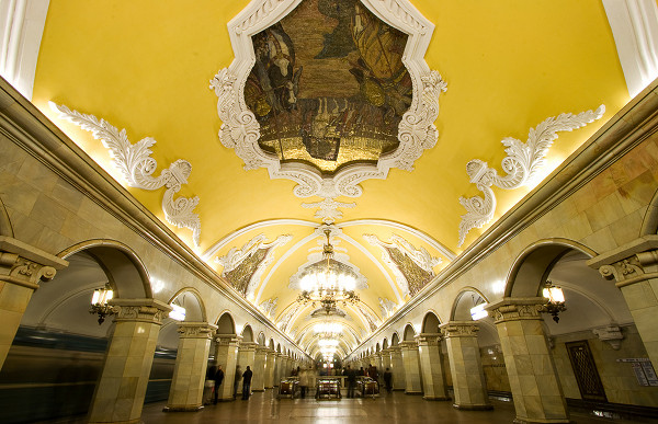 Moscow Metro 1 pic on Design You Trust Moscow Metro 1 The Top 10 Coolest Subway Systems in the World