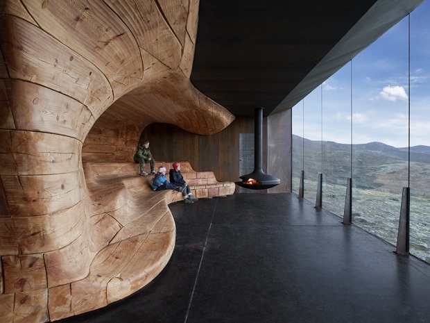 Reindeer Pavilion Reindeer Spotting Pavilion by Snohetta Architects