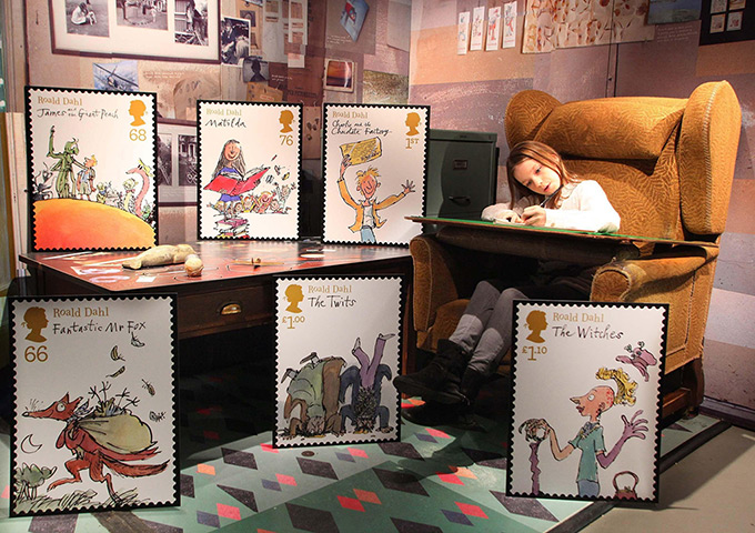 Roald Dahl Museum and Sto 007 pic on Design You Trust Roald Dahl Museum and Sto 007 Roald Dahl stamps