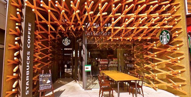 Starbucks Fukuoka Kengo Kuma Starbucks Fukuoka 