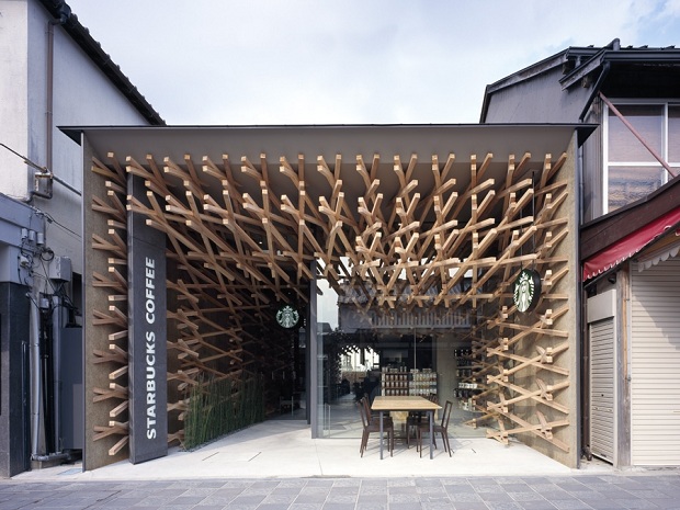 Starbucks Tokyo Starbucks Coffee Shop in Tokyo by Kengo Kuma and Associates