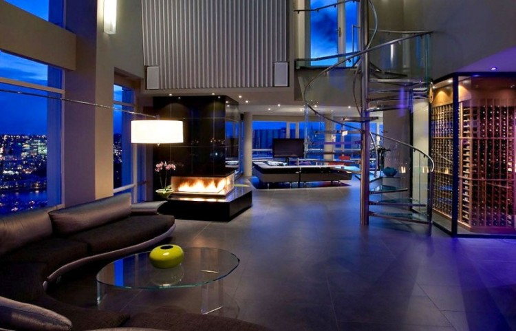 Contemporary Waterfront Penthouse by Feenstra Architecture Vancouver 750x481 Contemporary Waterfront Penthouse by Feenstra Architecture