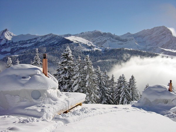 Whitepod Whitepod Hotel in Swiss Alps