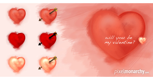 all pixelheart Spread the Graphic Love with Valentine Design Goodies