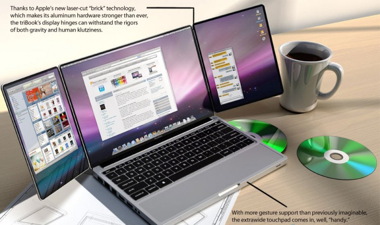 apple tribook1 750x445 5 Apple Concepts We Wish Were Real