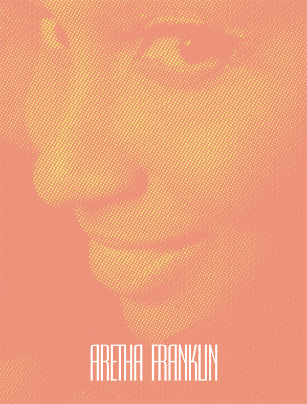 aretha1 famous faces by willian sanfer
