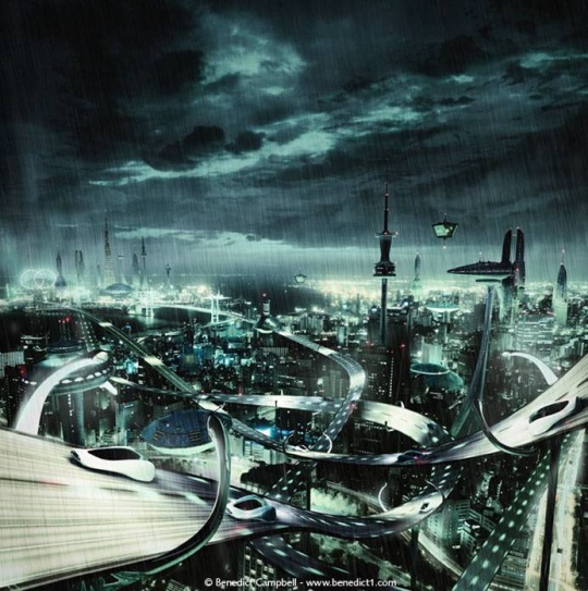 c1d37 Futuristic City Artworks