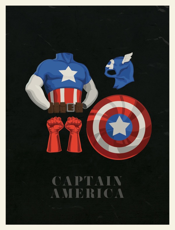 captain america superhero basics pic on Design You Trust captain america superhero basics Superhero Basics
