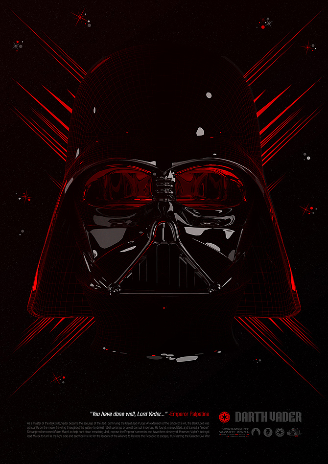 feeldesain star wars tribute1 Star Wars Tribute | Poster Series