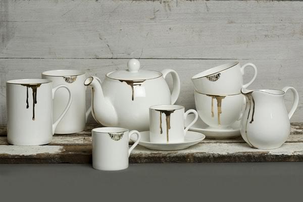 Drip Tease Tea Set gold tea set collection Drip Tease Tea Set