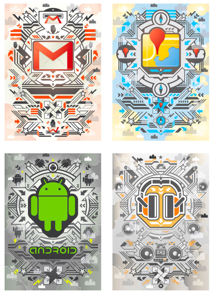 googleposters Google x Collabo Arts