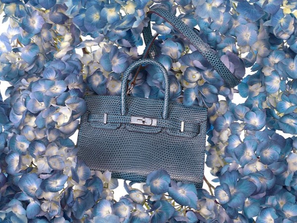 hermes tiny birkin kelly bag spring summer 2012 collection blue mykonos lizard Tiny Bags