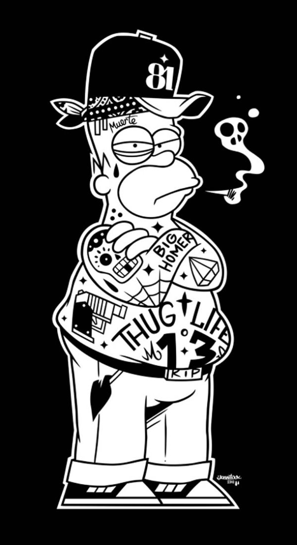 homer simpsons juanitoox illustrations pic on Design You Trust homer simpsons juanitoox illustrations Digital Inker