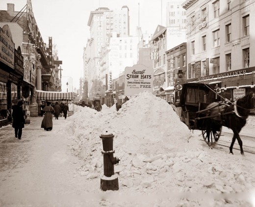 New York in the snow (1892 1920) i1b135 New York in the snow (1892 1920)