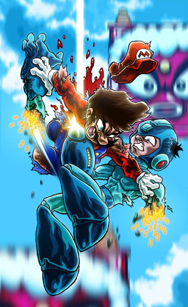 mario vs megaman Mario vs. Everyone
