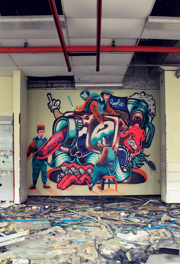 p11 pic on Design You Trust p11 Street art by PEACHBEACH !