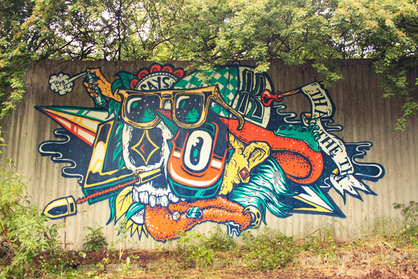 p20 pic on Design You Trust p20 Street art by PEACHBEACH !