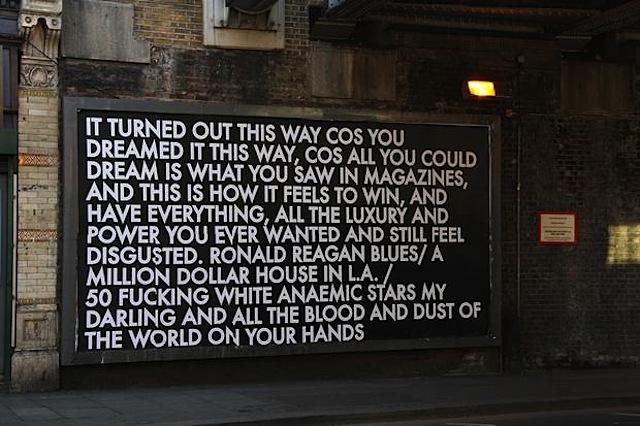 poetry streetart 03 Streetart meets Poetry: Poems on Billboards by Robert Montgomery